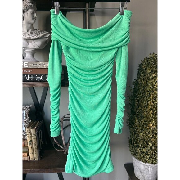 SER.O.YA Windsor Dress Pistachio Womens Size Medium - Picture 6 of 9